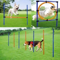 Dog Agility training Weave poles,Dog Jump Hurdle training set