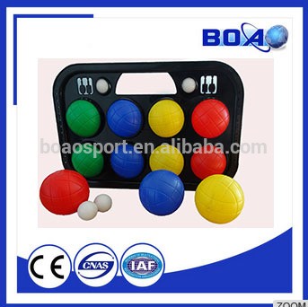 Plastic bocce ball set/ Plastic boccia ball / PP boccia game