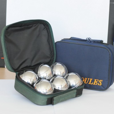 Boules De Petanque /Boules Petanque Pro/Petanque Set Chrome 6  pcs metal petanque Boules Set in nylon bag